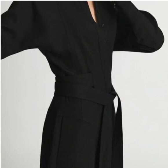 NWT REISS- Darcy Belted Midi Shirt Dress - Picture 2 of 9